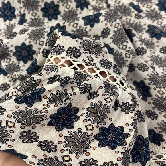 FEVER Boho flower print top size S - Picture 8 of 8